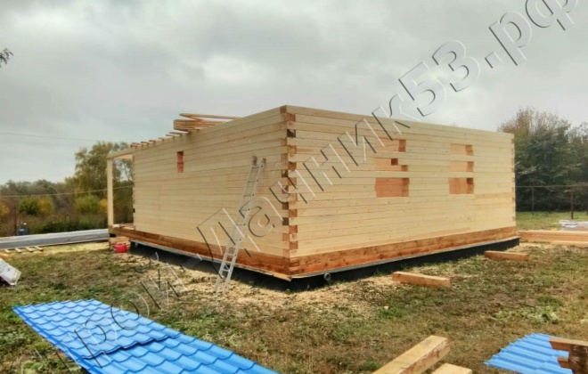 4 Брусовой дом 11×8, 88 м², Тульская область, Щёкинский район, Село Голощапово (6)